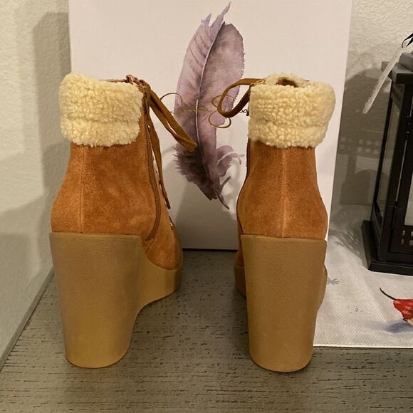 ❤️BRAND NEW Jessica Simpson Maelyn Platform Wedge Boot - Picture 6 of 9